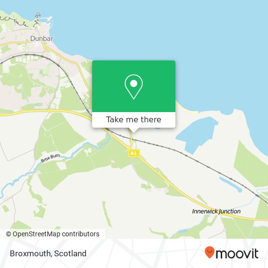 Broxmouth map