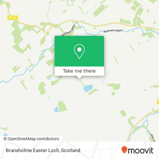 Branxholme Easter Loch map