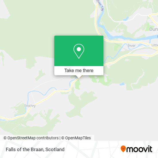 Falls of the Braan map