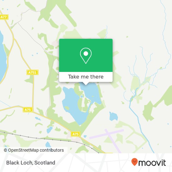 Black Loch map