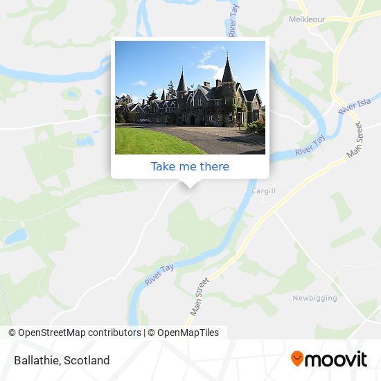 Ballathie map