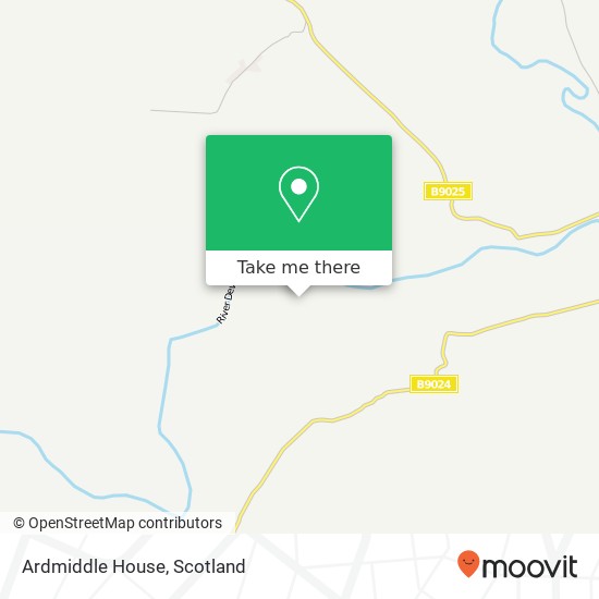 Ardmiddle House map