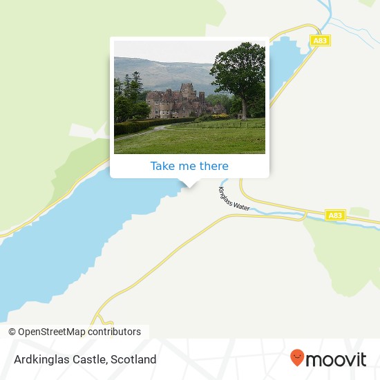 Ardkinglas Castle map