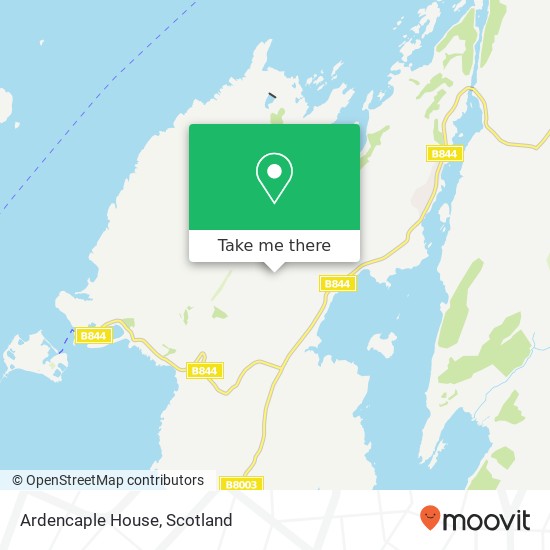 Ardencaple House map