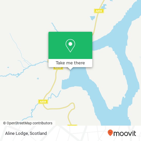 Aline Lodge map