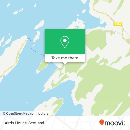 Airds House map