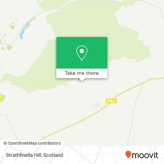 Strathfinella Hill map