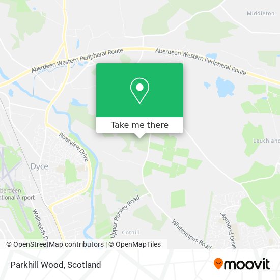 Parkhill Wood map