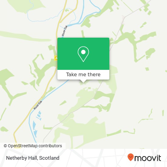 Netherby Hall map
