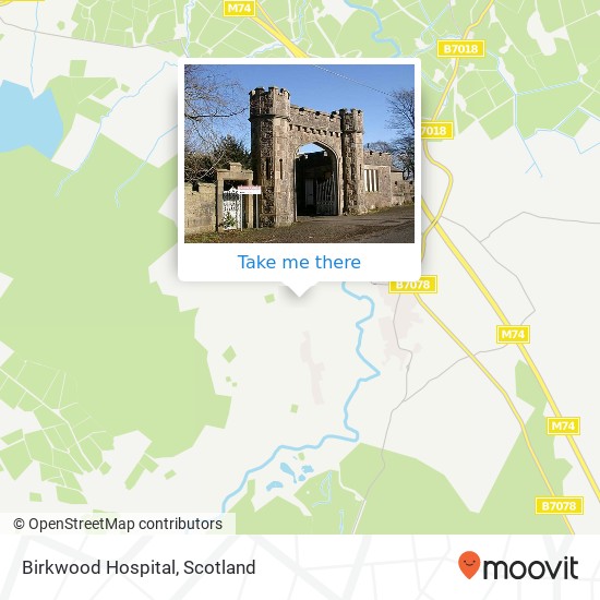 Birkwood Hospital map
