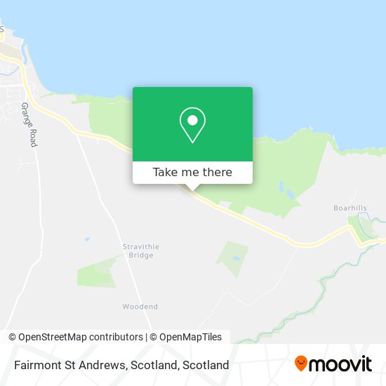 Fairmont St Andrews, Scotland map