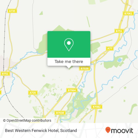 Best Western Fenwick Hotel map