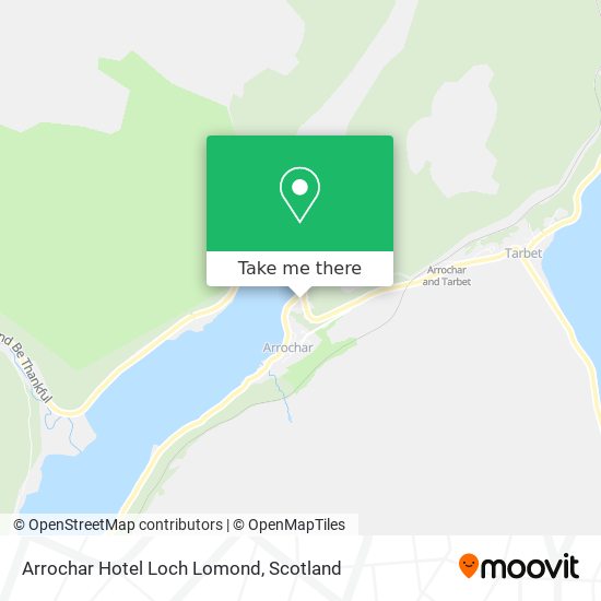 Arrochar Hotel Loch Lomond map
