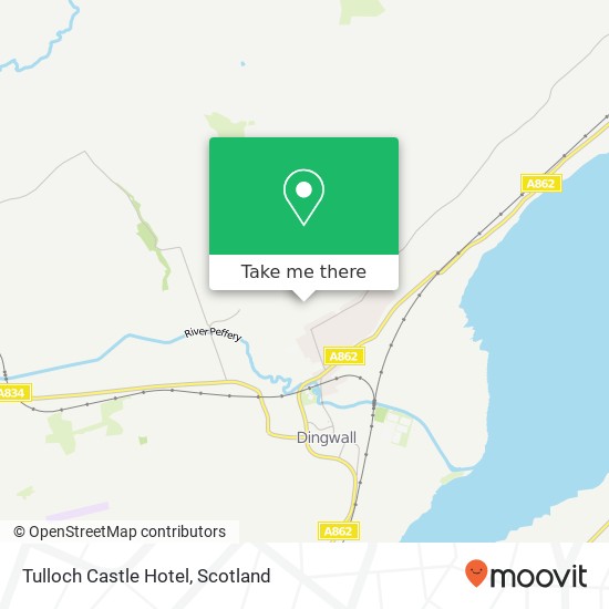 Tulloch Castle Hotel map