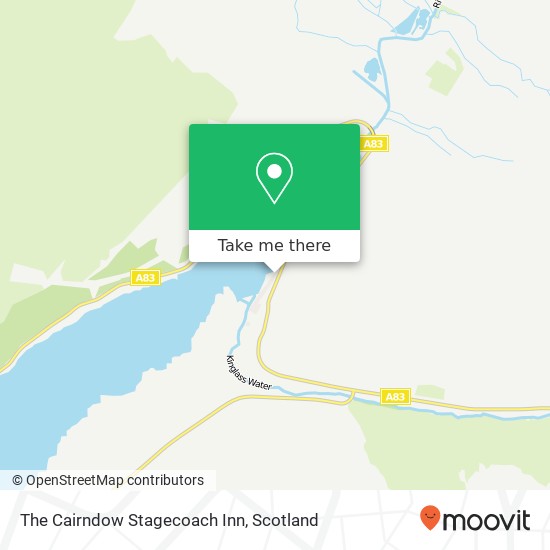 The Cairndow Stagecoach Inn map