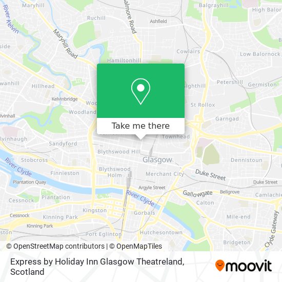 Express by Holiday Inn Glasgow Theatreland map