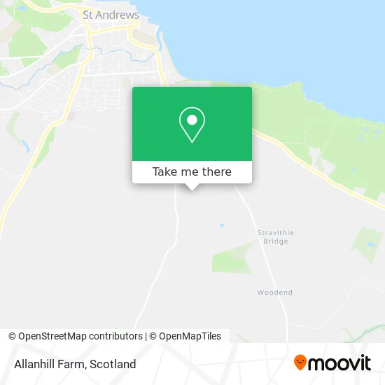 Allanhill Farm map