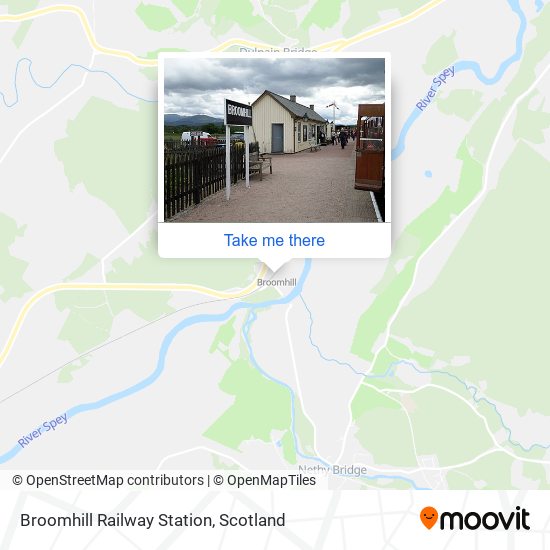 Broomhill Railway Station map