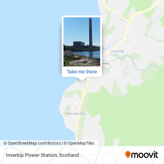 Inverkip Power Station map