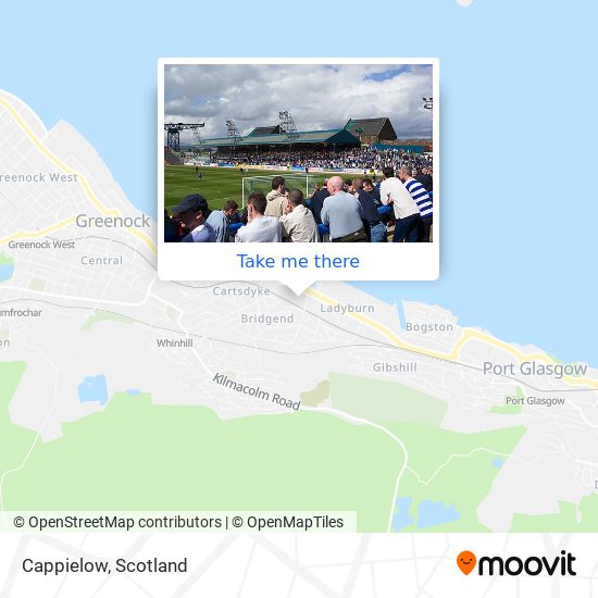 Cappielow map
