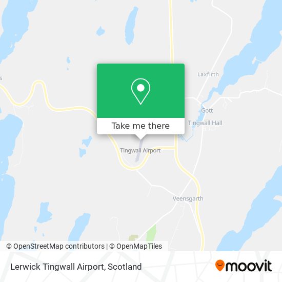 Lerwick Tingwall Airport map