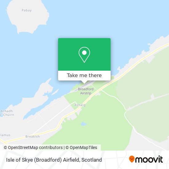 Isle of Skye (Broadford) Airfield map