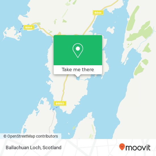 Ballachuan Loch map