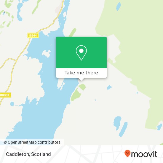 Caddleton map