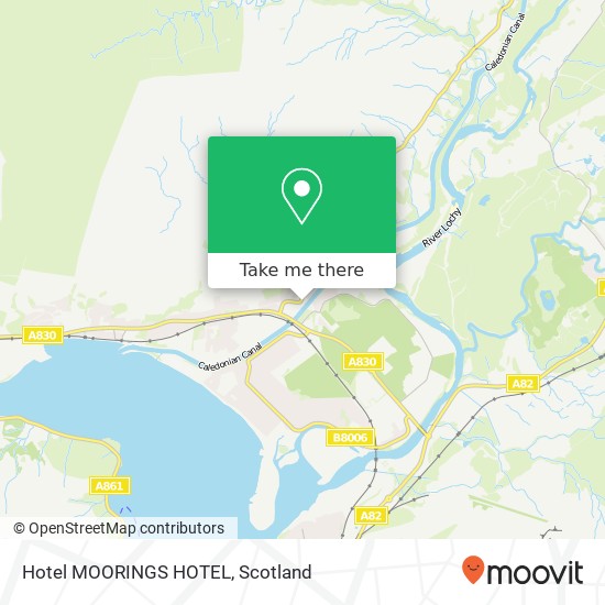 Hotel MOORINGS HOTEL map