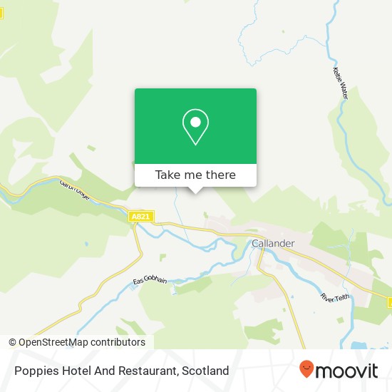 Poppies Hotel And Restaurant map