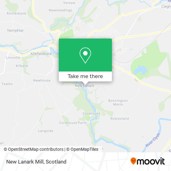 New Lanark Mill map