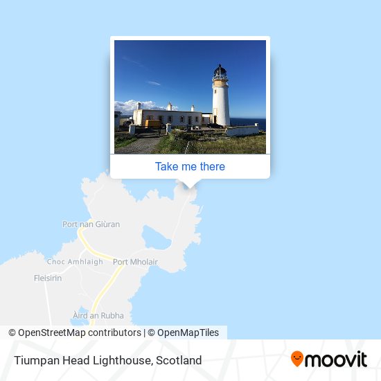 Tiumpan Head Lighthouse map