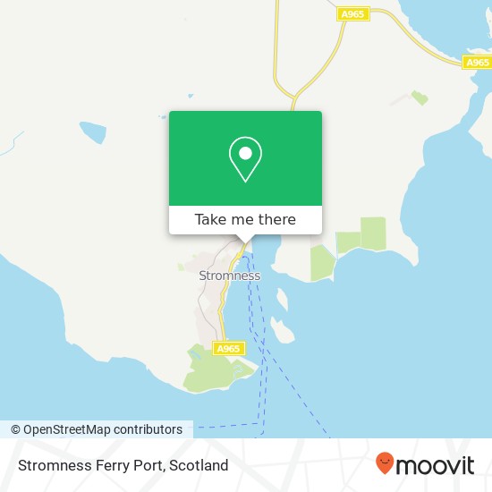 Stromness Ferry Port map