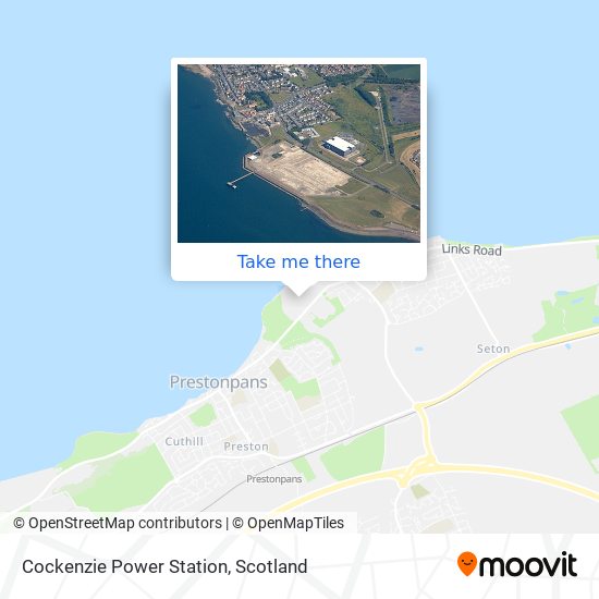 Cockenzie Power Station map