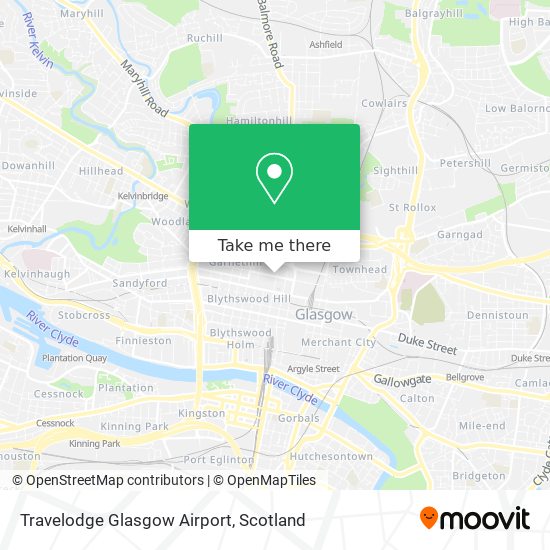 Travelodge Glasgow Airport map