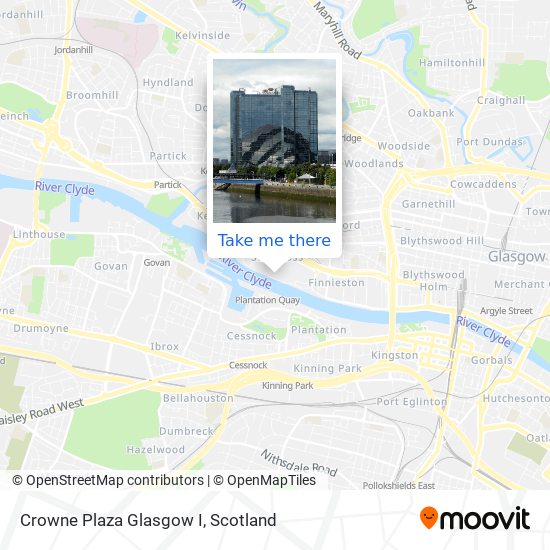 Crowne Plaza Glasgow I map