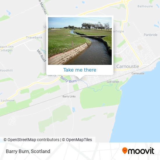 Barry Burn map