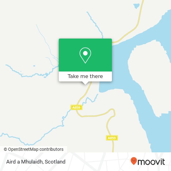 Aird a Mhulaidh map
