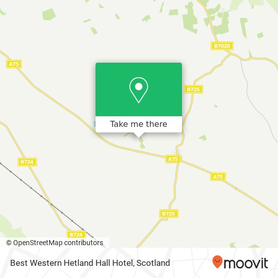 Best Western Hetland Hall Hotel map