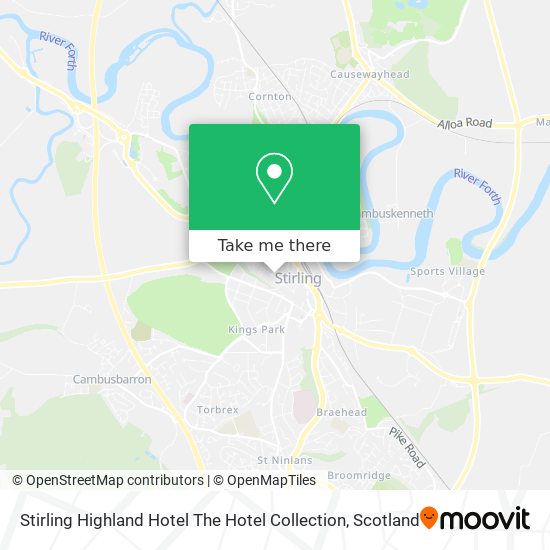 Stirling Highland Hotel The Hotel Collection map