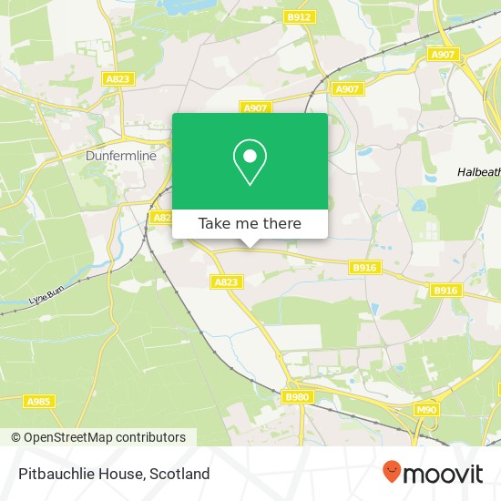 Pitbauchlie House map