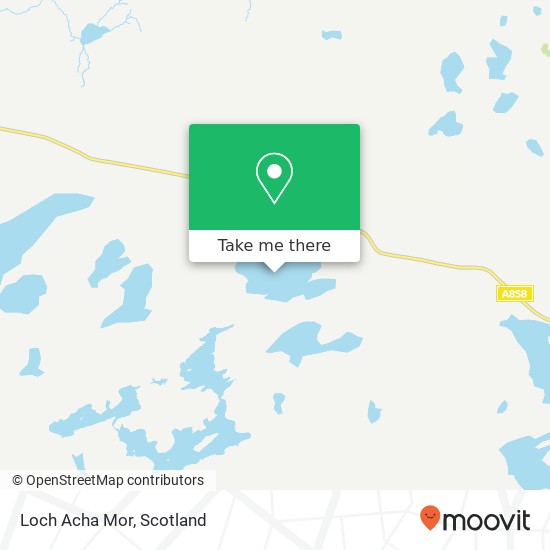 Loch Acha Mor map