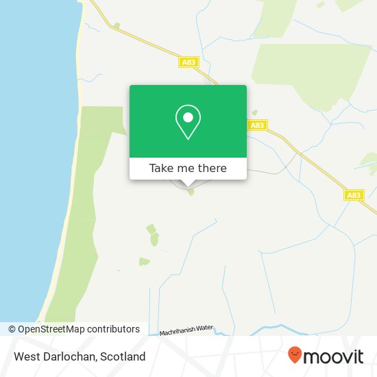 West Darlochan map
