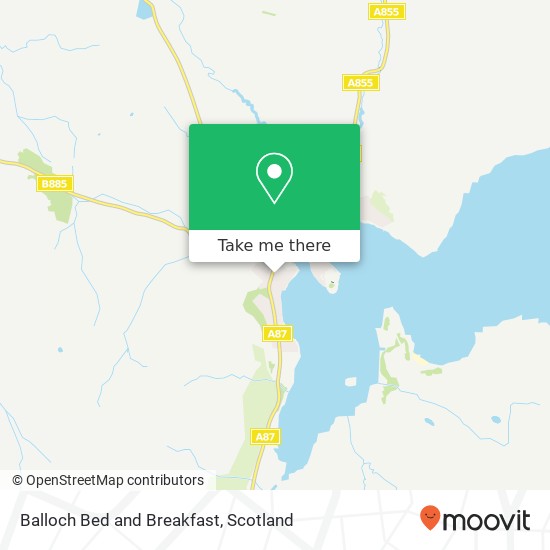 Balloch Bed and Breakfast map