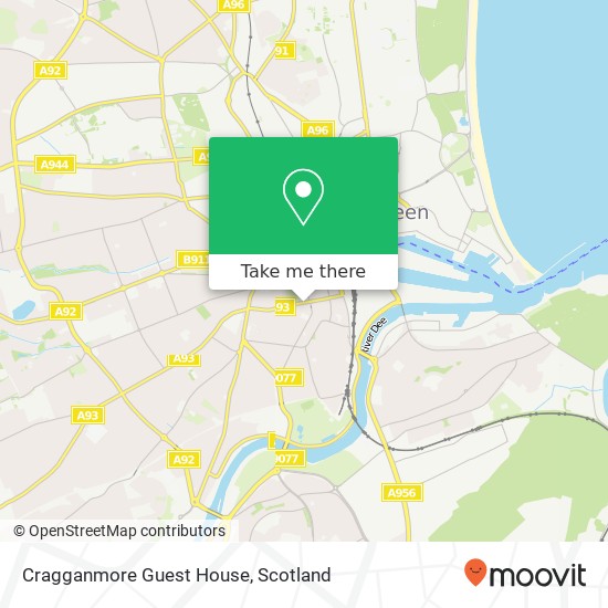Cragganmore Guest House map