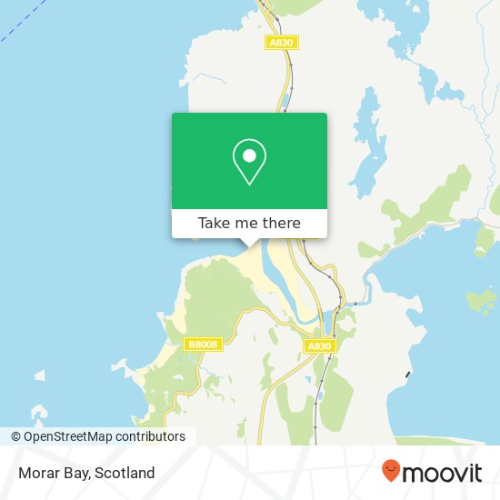 Morar Bay map