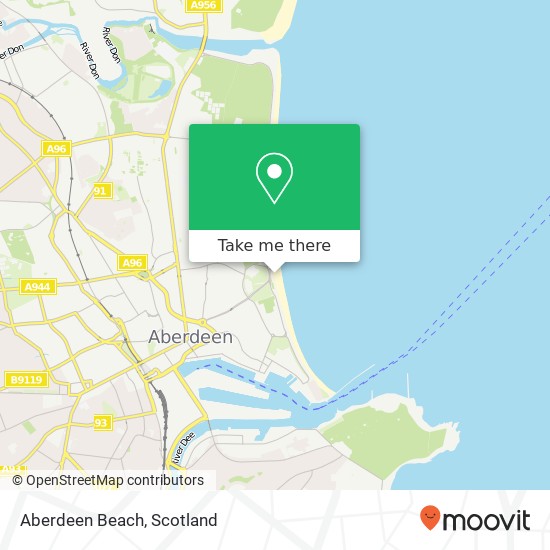 Aberdeen Beach map