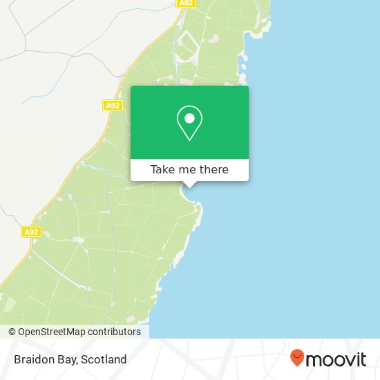 Braidon Bay map