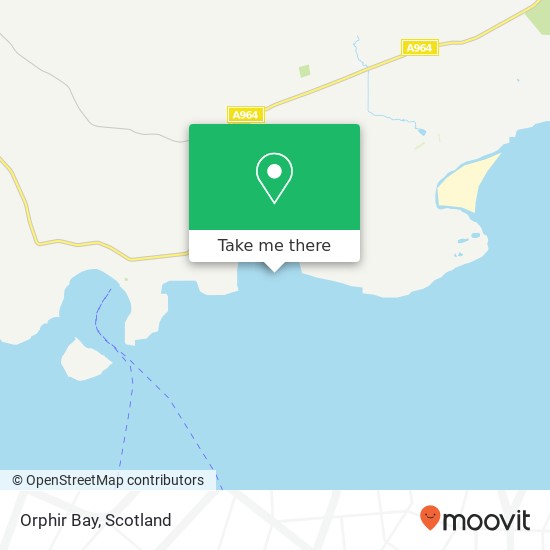 Orphir Bay map