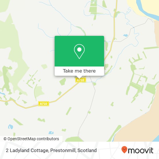 2 Ladyland Cottage, Prestonmill map